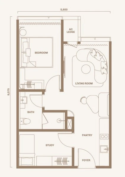 Type A1 Floor Plan