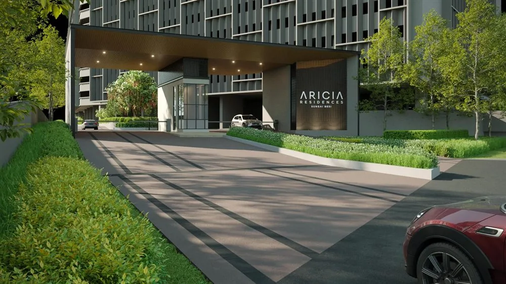 Aricia Residences entrance