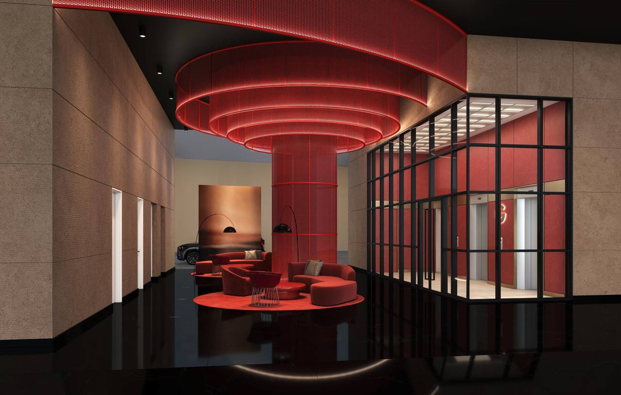 The NeX main lobby lounge